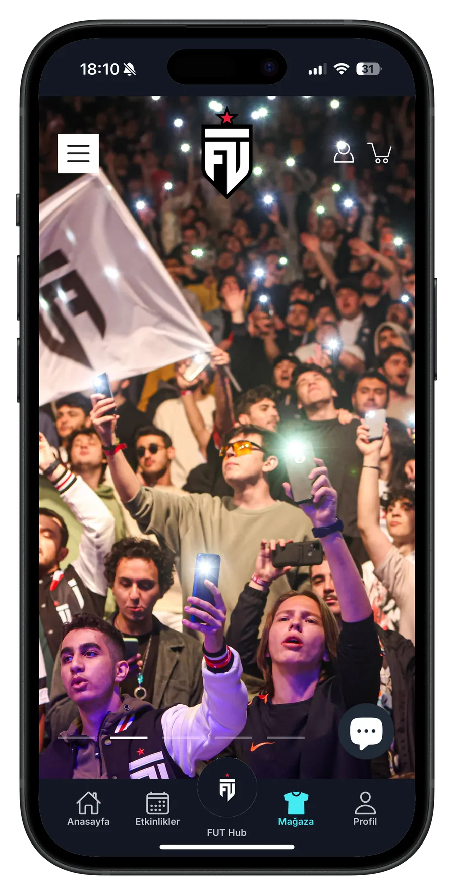 FUT Esports app screen